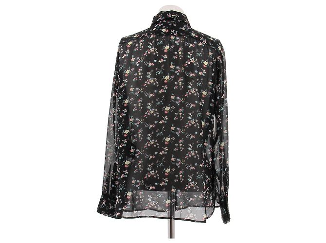 Autre Marque Camicia in seta stampata Nero - vista 2
