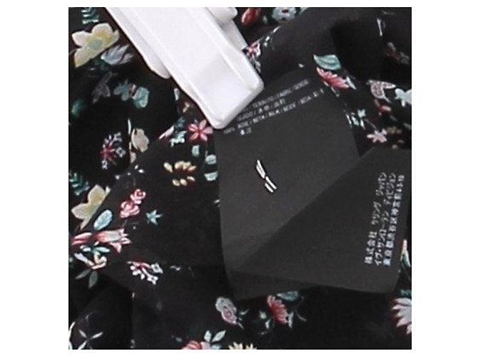 Autre Marque Camicia in seta stampata Nero - vista 5