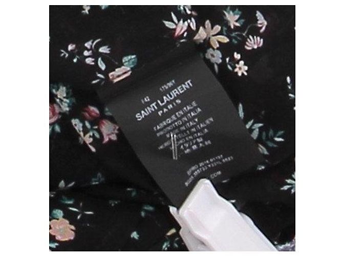 Autre Marque Camicia in seta stampata Nero - vista 6