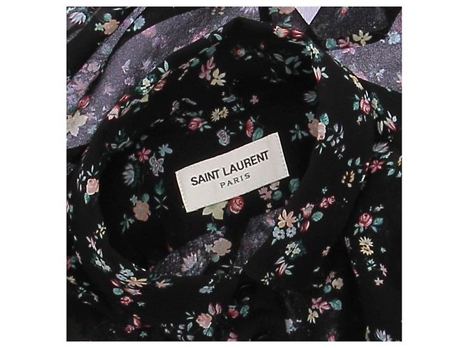 Autre Marque Camicia in seta stampata Nero - vista 7
