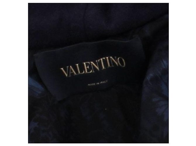 Valentino Garavani Abrigo de lana azul marino - vista 6