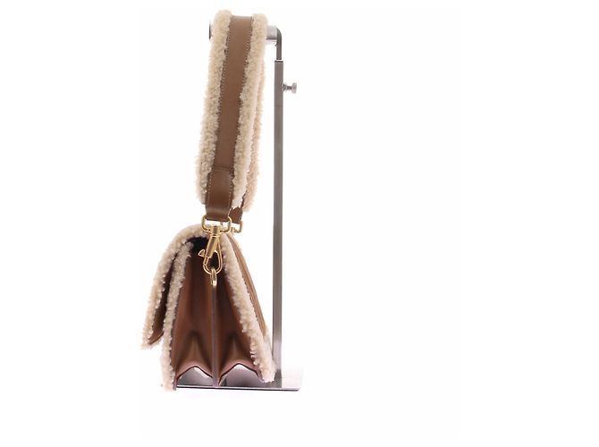 Borsa Tod's Timeless in pelle marrone - vista 4