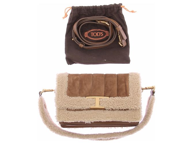 Borsa Tod's Timeless in pelle marrone - vista 8