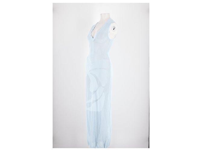 Autre Marque Vestido largo azul MESHKI - vista 4