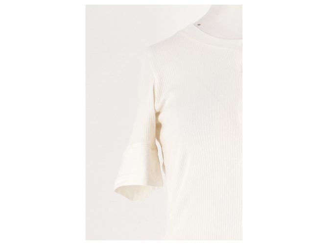 Autre Marque Top James Perse Bianco a Taglio Dritto - vista 3