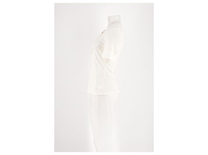 Autre Marque Top James Perse Bianco a Taglio Dritto - vista 4