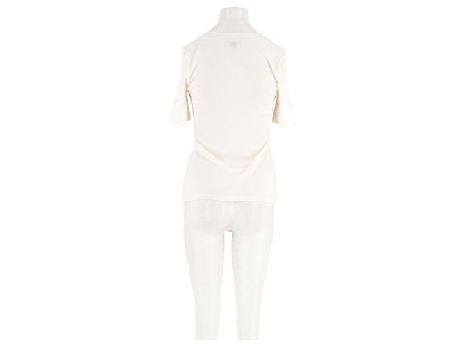 Autre Marque Top James Perse Bianco a Taglio Dritto - vista 6