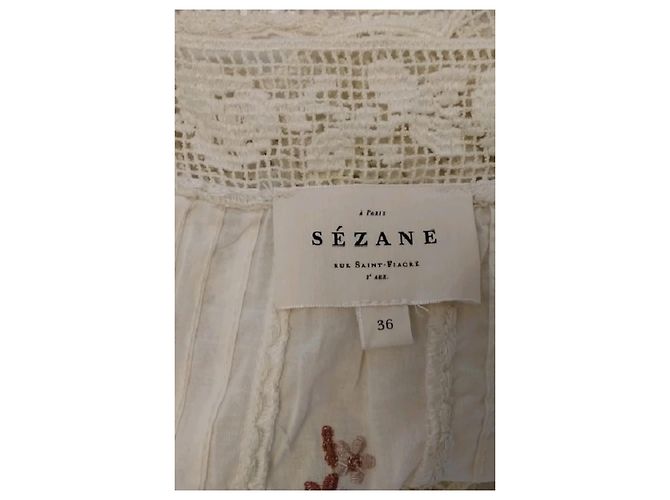 Top in cotone bianco SéZane - vista 7