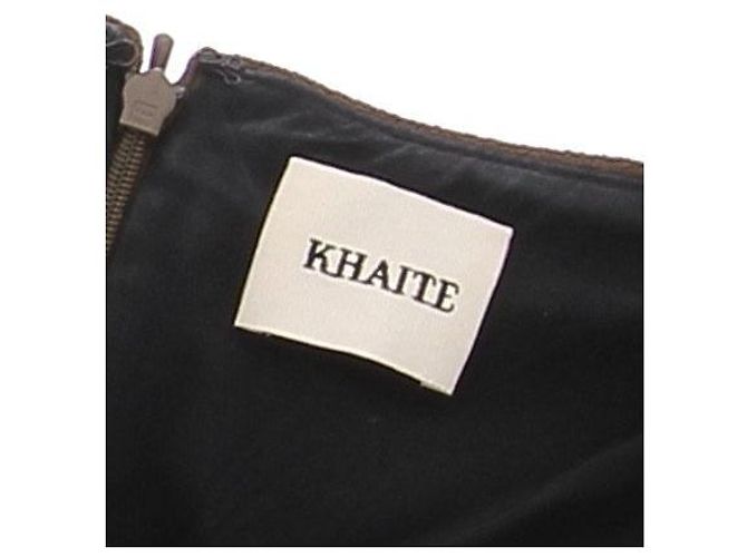 Khaite Mini Kleid Khaki Wolle - Ansicht 6