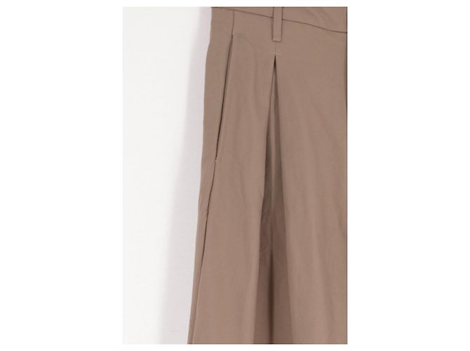 Autre Marque Pantalones de lana beige CALEB PARIS - vista 3