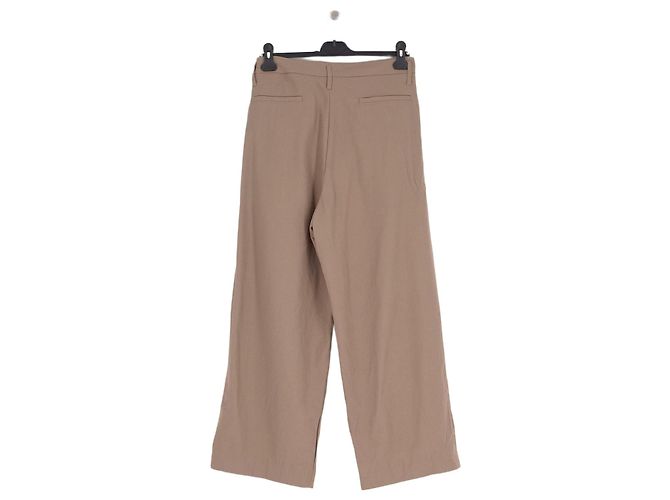 Autre Marque Pantalones de lana beige CALEB PARIS - vista 4