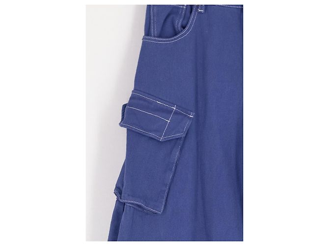Autre Marque Vaqueros LIONESS de algodón azul - vista 3