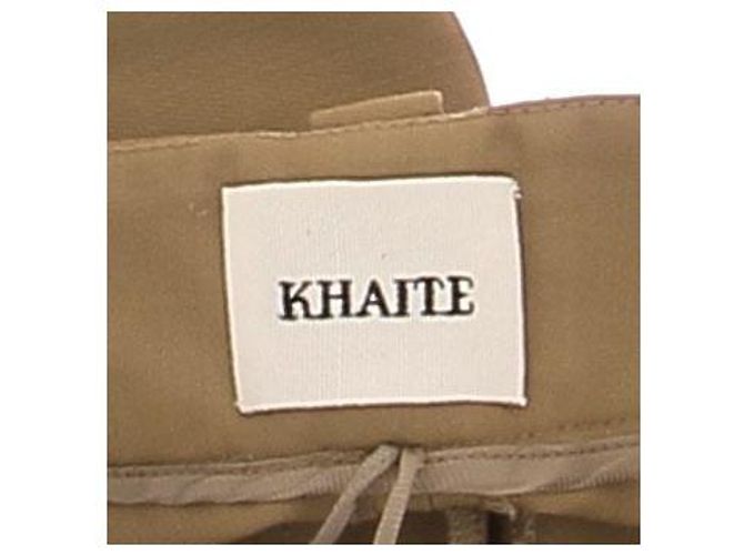 Khaite Weite Hose Khaki Viscose - Ansicht 5