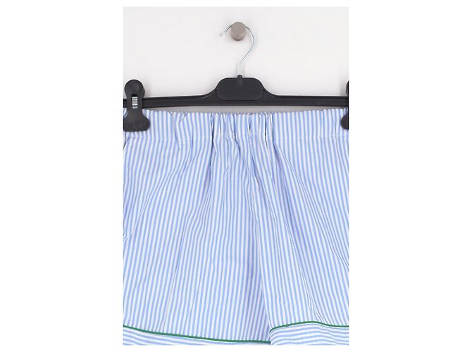 Autre Marque Pantaloncini in cotone blu LA VESTE - vista 2
