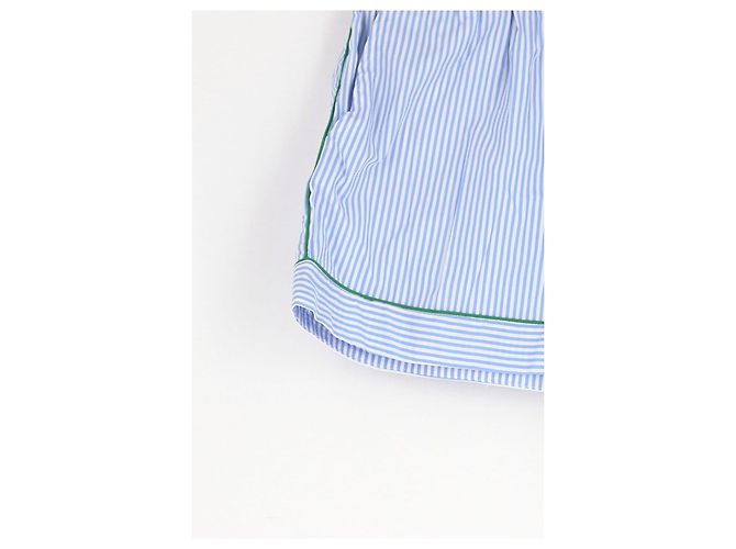 Autre Marque Pantaloncini in cotone blu LA VESTE - vista 3