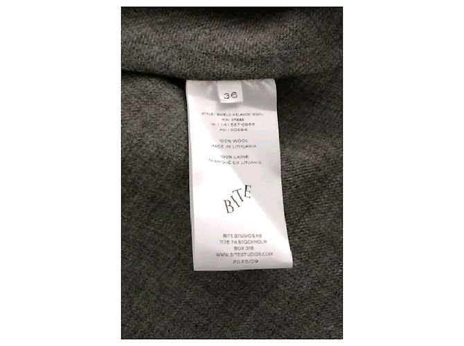 Autre Marque BITE Wollkleid Grau - Ansicht 8