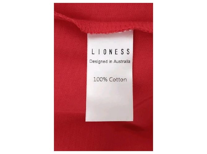 Autre Marque Top in cotone rosso LIONESS - vista 8