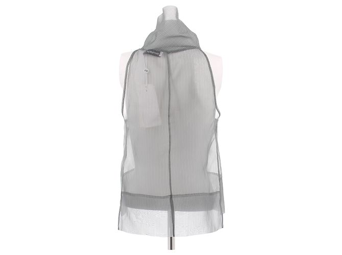 Rat & Boa Transparentes Top grau Amber - Ansicht 2