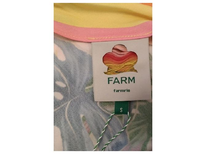 Top multicolore in viscosa Farm Rio - vista 7