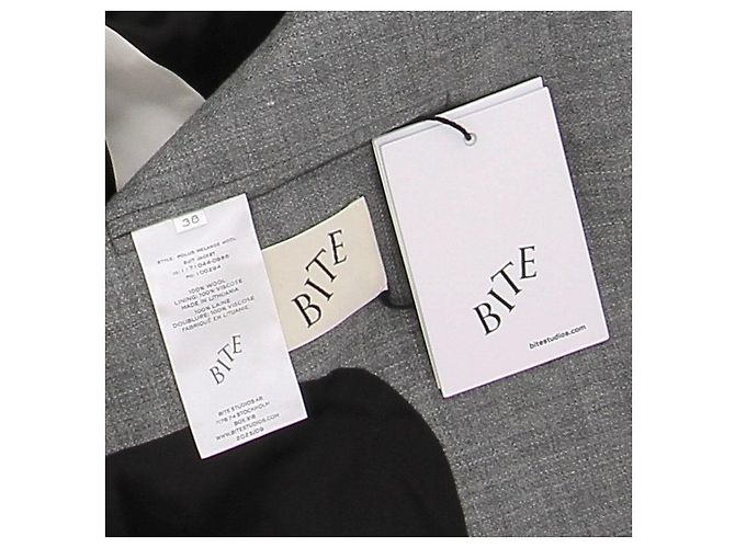 Autre Marque BITE Anzug aus Wolle Grau Größe 38 - Ansicht 5