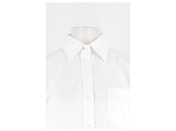 Vestido de algodón blanco Thom Browne - vista 2
