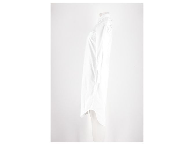 Vestido de algodón blanco Thom Browne - vista 5