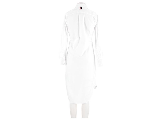 Vestido de algodón blanco Thom Browne - vista 6