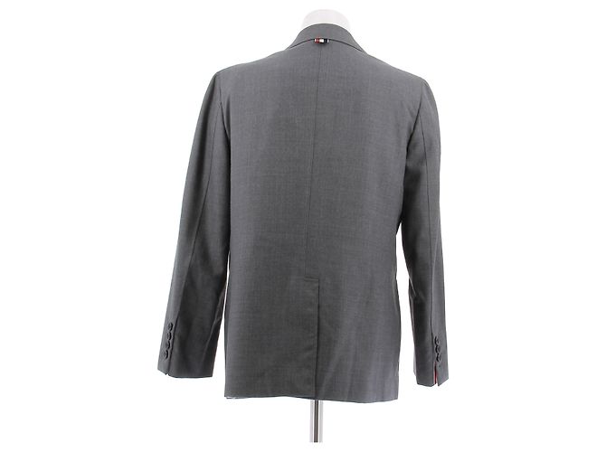 Thom Browne Anzug aus Wolle grau - Ansicht 2