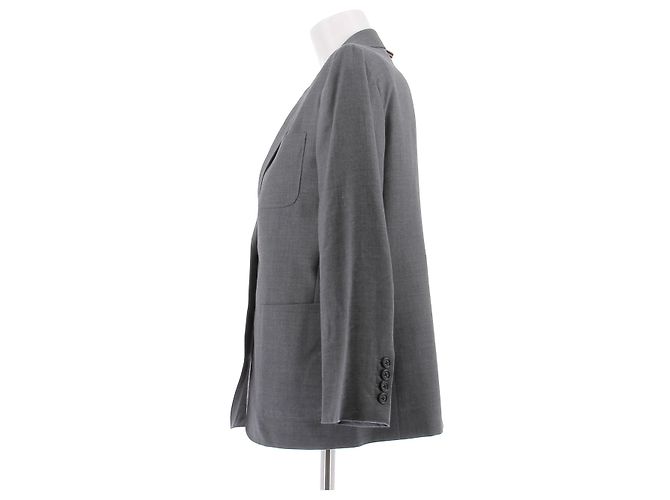 Thom Browne Anzug aus Wolle grau - Ansicht 4