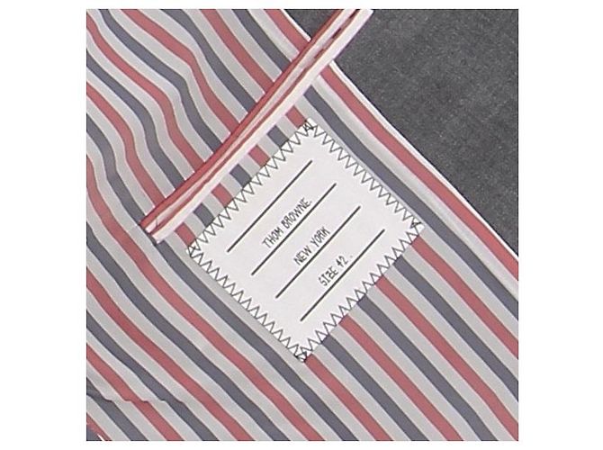 Thom Browne Anzug aus Wolle grau - Ansicht 6