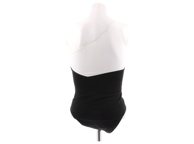 Chanel Costume da bagno intero bianco e nero - vista 2