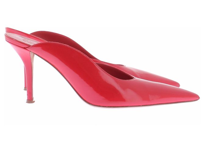 Autre Marque Décolleté rosse in pelle GIA BORGHINI Rosso - vista 6