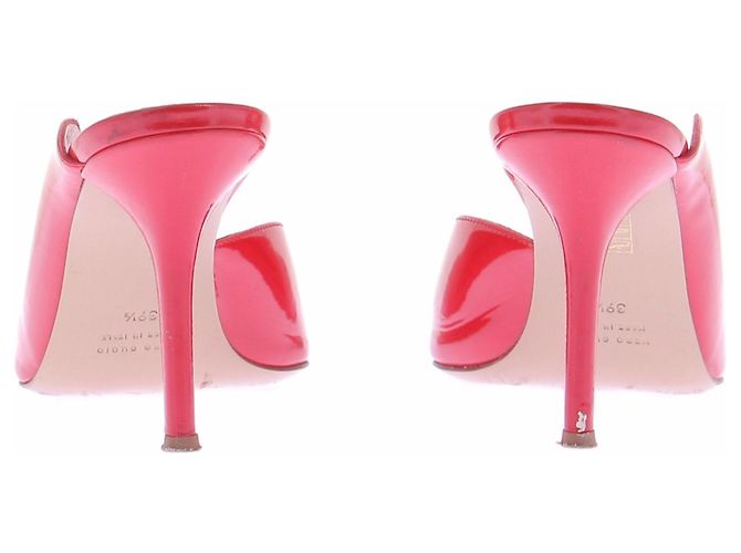 Autre Marque Décolleté rosse in pelle GIA BORGHINI Rosso - vista 7