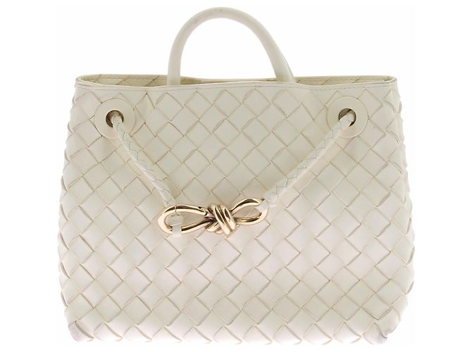 Bolsa Bottega Veneta Andiamo Amarela de Couro Amarelo - vista 2