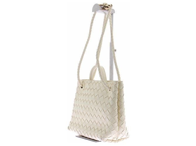 Bolsa Bottega Veneta Andiamo Amarela de Couro Amarelo - vista 3