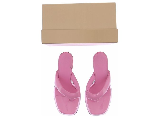 Autre Marque Zeppe GIA BORGHINI in pelle rosa - vista 4