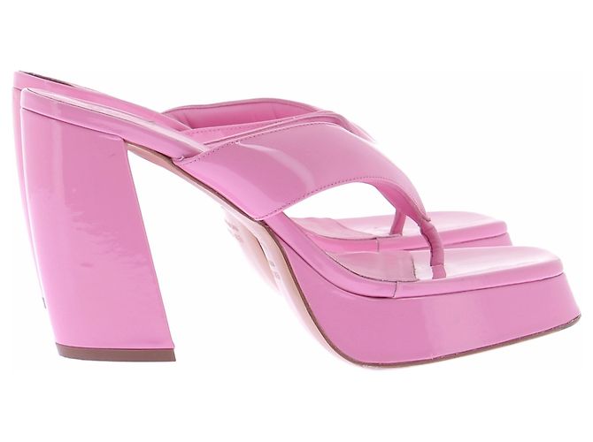 Autre Marque Zeppe GIA BORGHINI in pelle rosa - vista 6