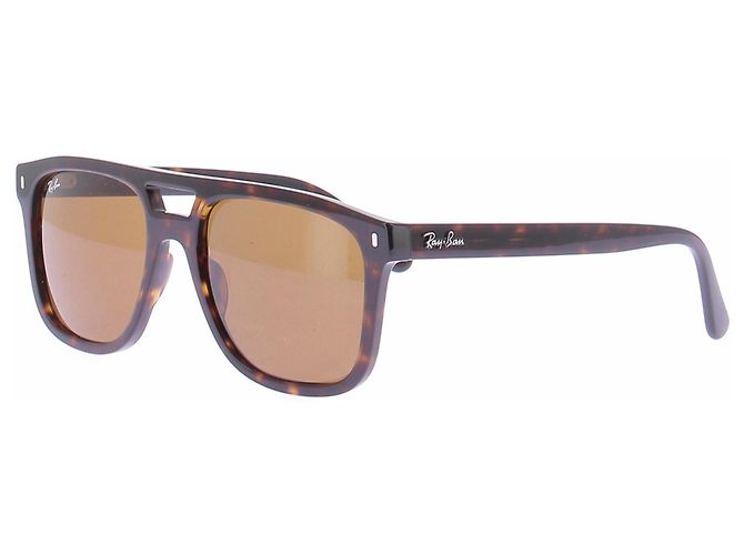 Autre Marque Gafas de sol Ray-Ban Polished Havana Marrones Castaño - vista 2