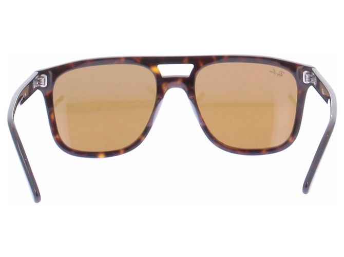 Autre Marque Gafas de sol Ray-Ban Polished Havana Marrones Castaño - vista 6