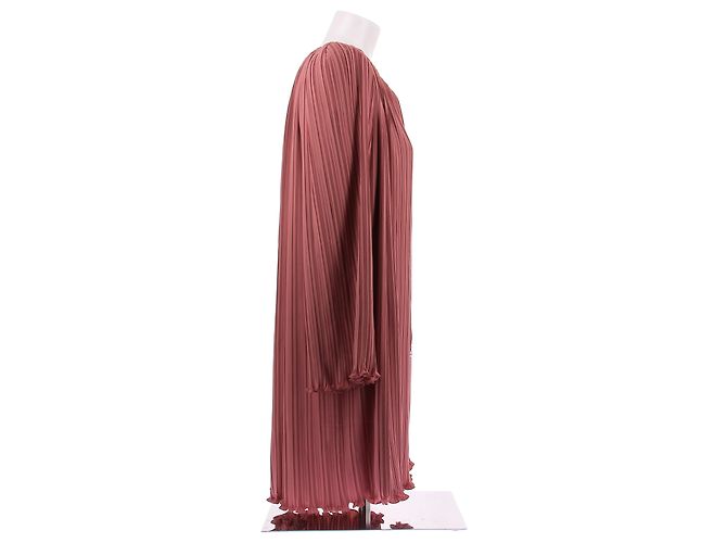 Lanvin Abito rosa plissé - vista 4