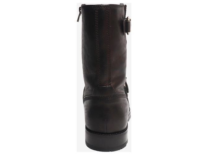 Jimmy Choo Botas de cuero negro con hebilla - size UK 8 - vista 3