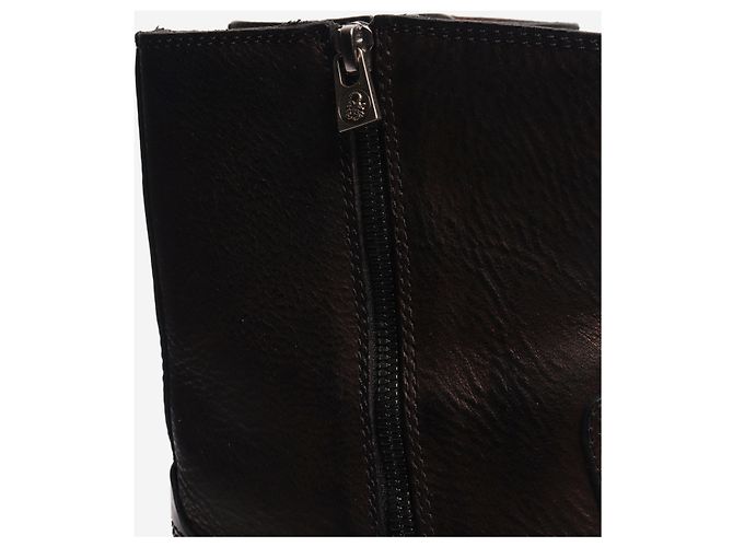 Jimmy Choo Botas de cuero negro con hebilla - size UK 8 - vista 5