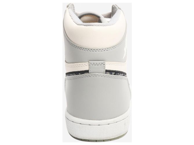 Autre Marque Sneakers alte Dior x Air Jordan 1 Grey - size UK 8 Grigio - vista 3