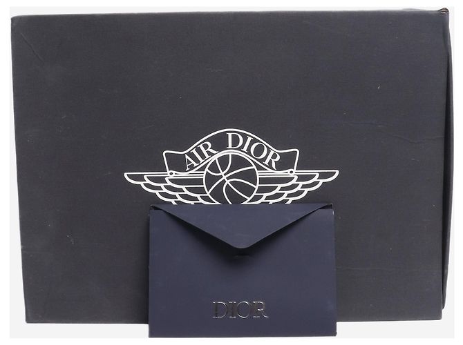 Autre Marque Sneakers alte Dior x Air Jordan 1 Grey - size UK 8 Grigio - vista 8