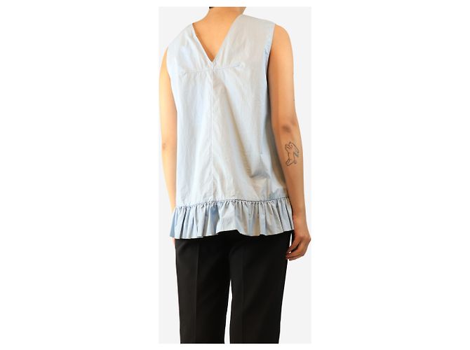 Marni Top peplum azul - size UK 10 - vista 2