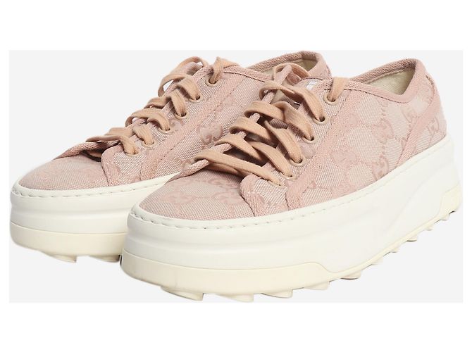 Gucci Rosa Monogram-Sneaker - size EU 36 (UK 3) Pink - Ansicht 2