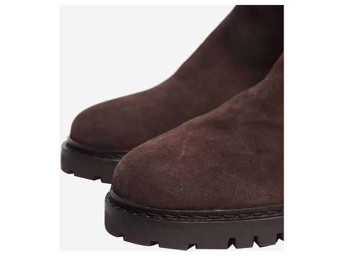 Autre Marque  Stiefeletten aus braunem Wildleder - size EU 38 - Ansicht 4