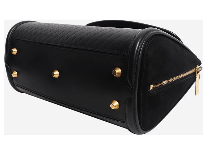 Borsa Alexander McQueen Heroine in pelle nera Nero - vista 4