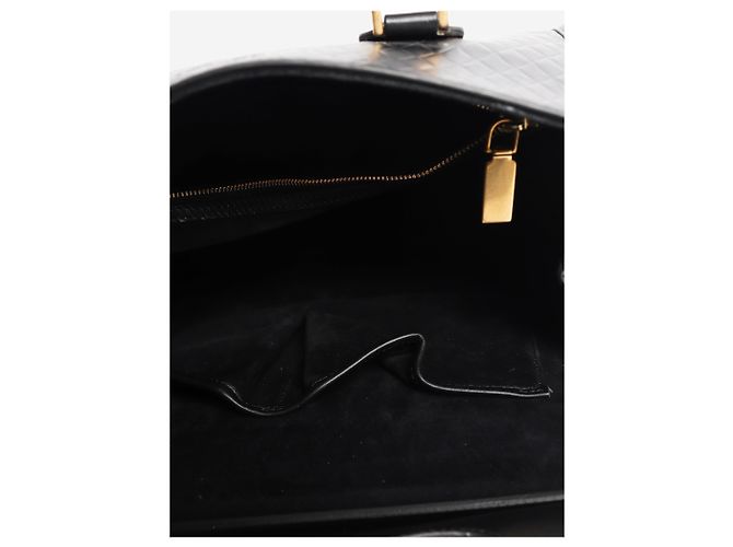 Borsa Alexander McQueen Heroine in pelle nera Nero - vista 7