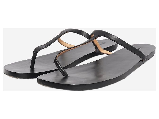 Marsèll Sandali thong in pelle nera - size EU 41 Nero - vista 2